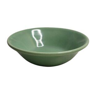 Vtg Bauer Green Cereal/Fruit/Dessert Bowl - 6" Diameter